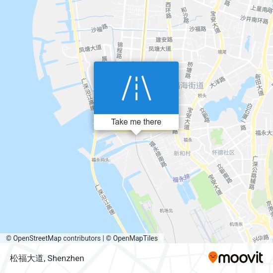 松福大道 map