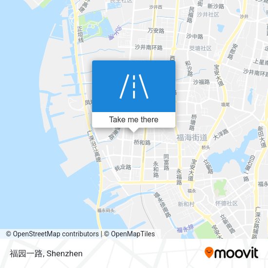 福园一路 map