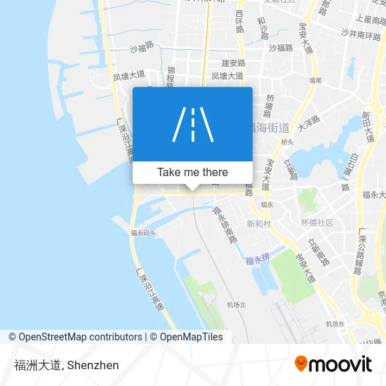 福洲大道 map
