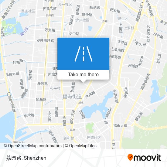 荔园路 map