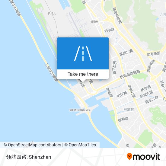 领航四路 map