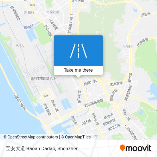 宝安大道 Baoan Dadao map