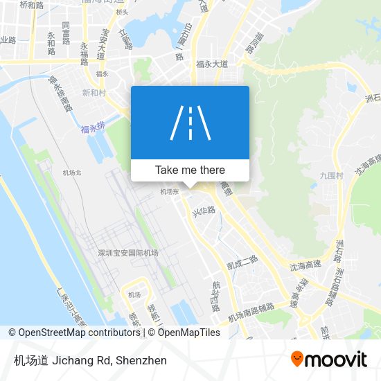 机场道 Jichang Rd map