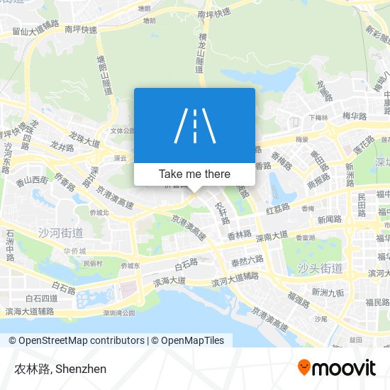 农林路 map