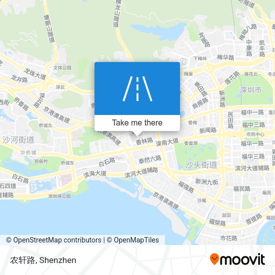 农轩路 map