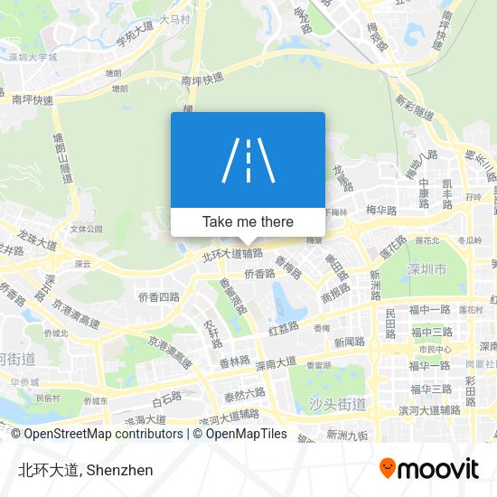 北环大道 map