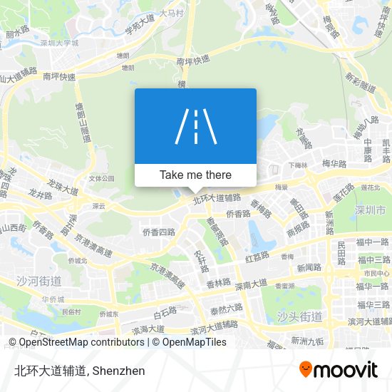 北环大道辅道 map