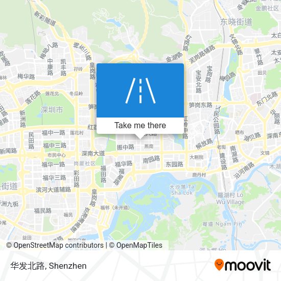 华发北路 map