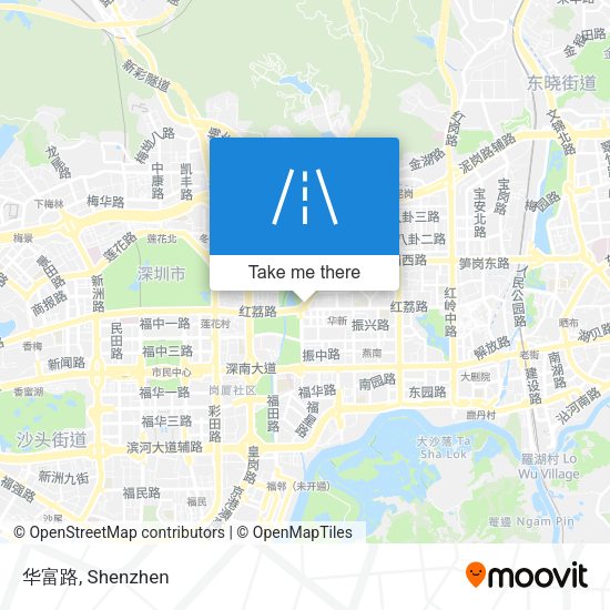 华富路 map
