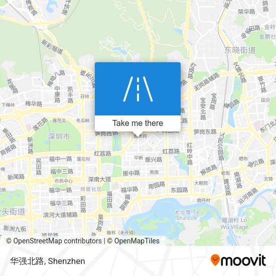 华强北路 map