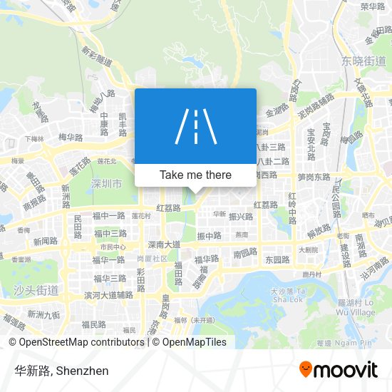 华新路 map