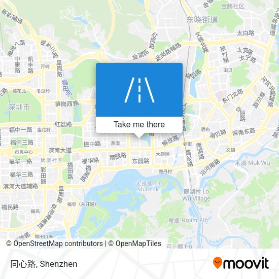同心路 map