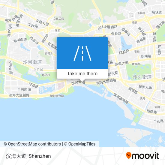 滨海大道 map