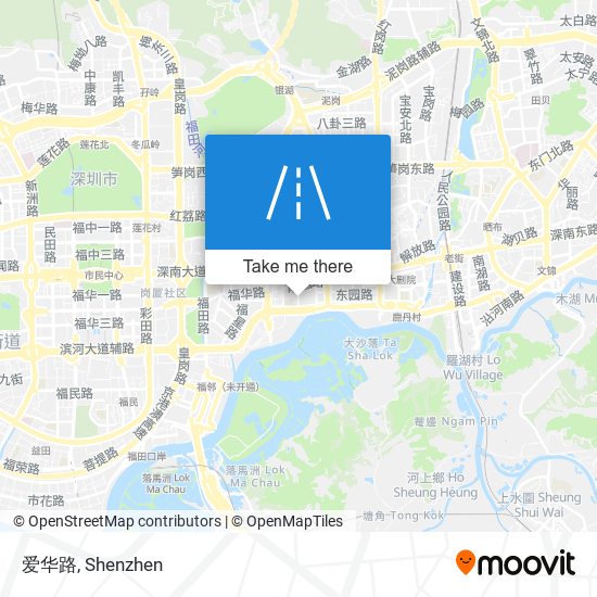 爱华路 map