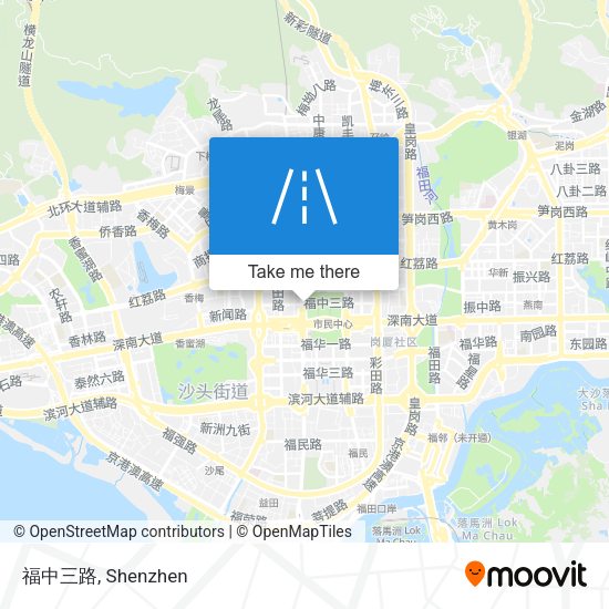 福中三路 map
