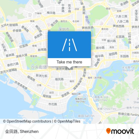 金田路 map