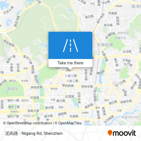泥岗路 - Nigang Rd map