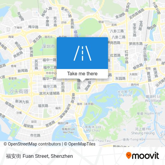 福安街 Fuan Street map
