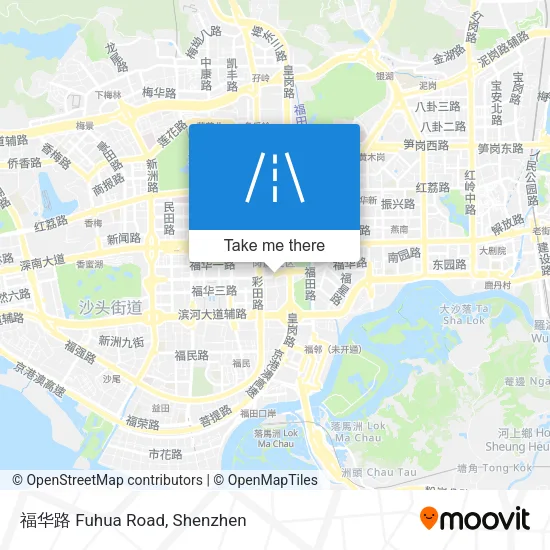 福华路 Fuhua Road map