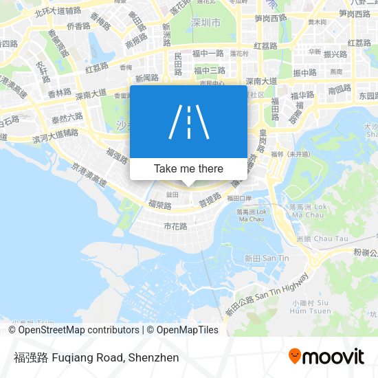 福强路 Fuqiang Road map