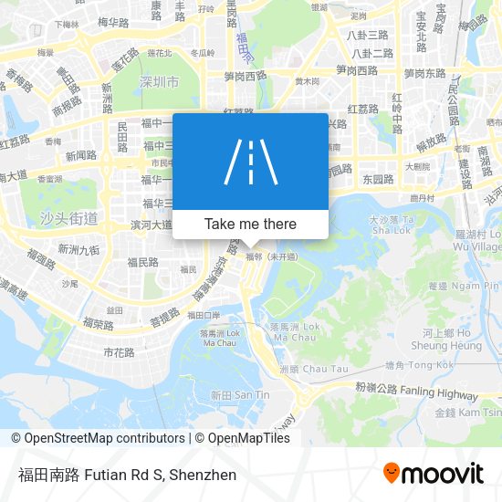 福田南路 Futian Rd S map