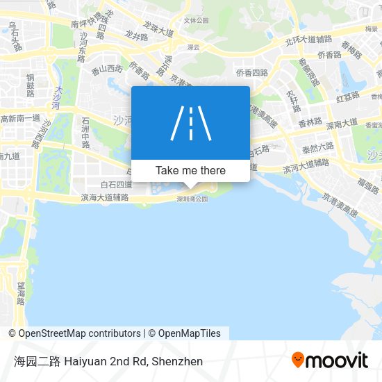 海园二路 Haiyuan 2nd Rd map