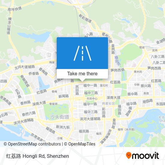 红荔路 Hongli Rd map