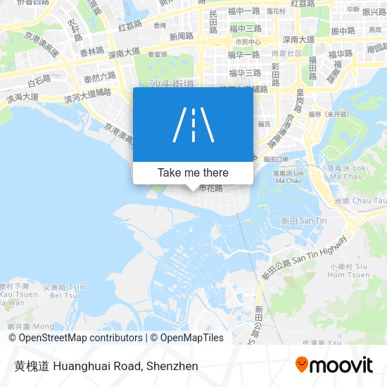 黄槐道 Huanghuai Road map