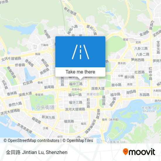 金田路 Jintian Lu map