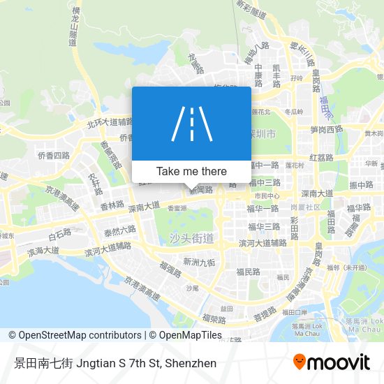 景田南七街 Jngtian S 7th St map