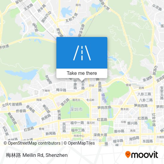 梅林路 Meilin Rd map