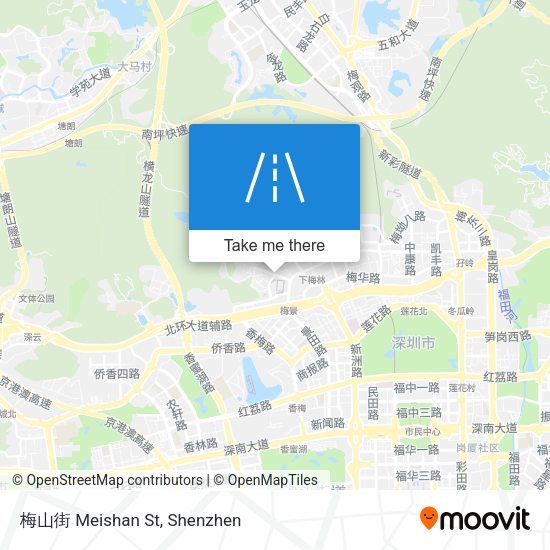 梅山街 Meishan St map