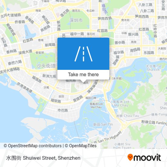 水围街 Shuiwei Street map