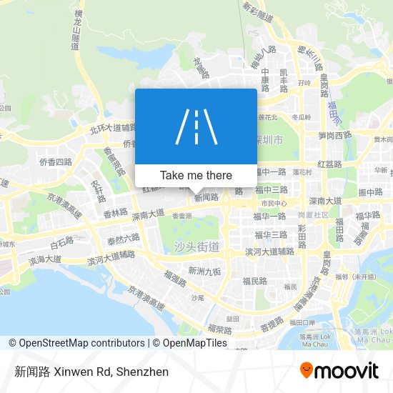 新闻路 Xinwen Rd map