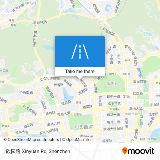 欣园路 Xinyuan Rd map