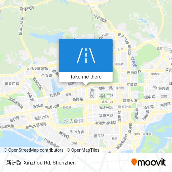 新洲路 Xinzhou Rd map