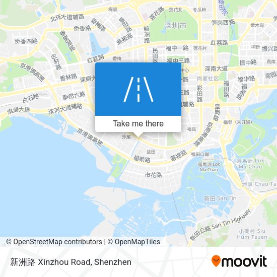 新洲路 Xinzhou Road map