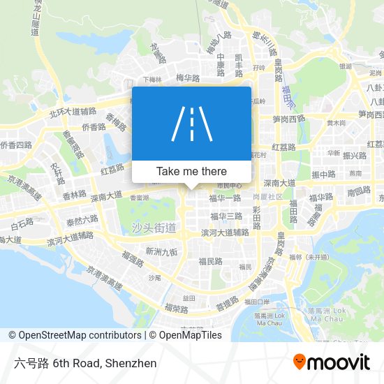六号路 6th Road map