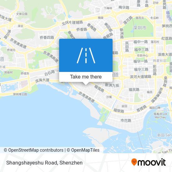 Shangshayeshu Road map