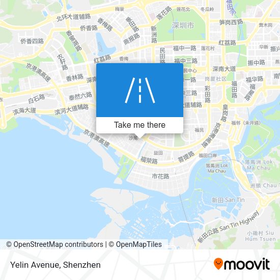 Yelin Avenue map