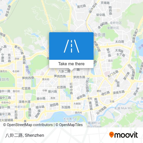 八卦二路 map