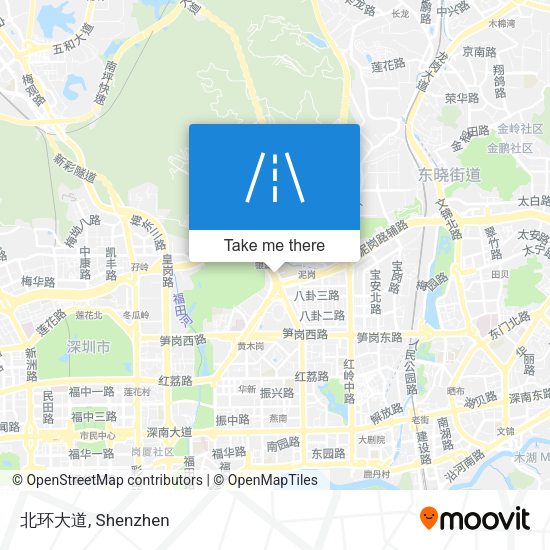 北环大道 map