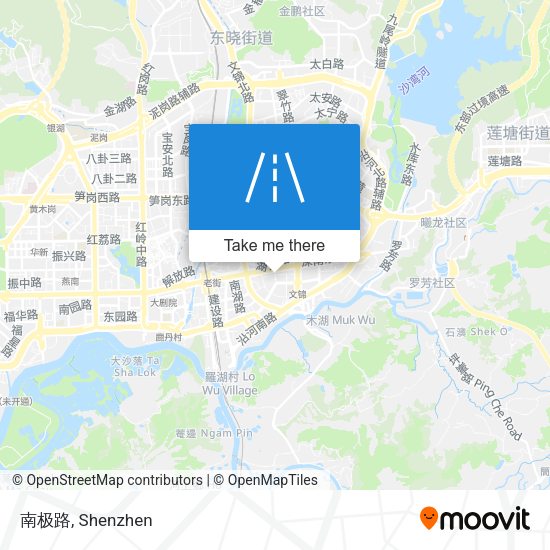 南极路 map