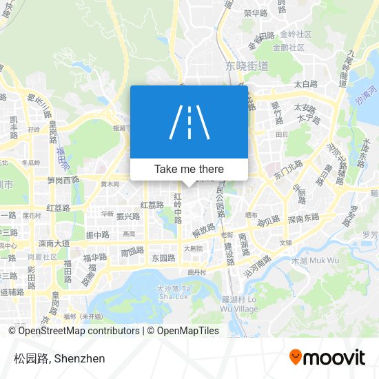 松园路 map