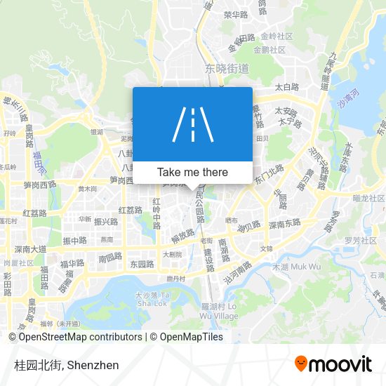桂园北街 map