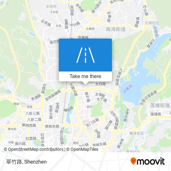 翠竹路 map