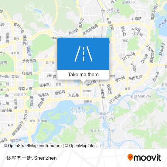 蔡屋围一街 map