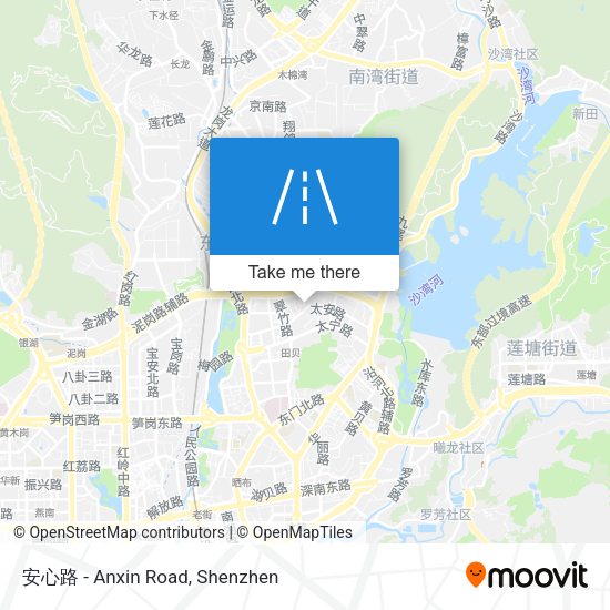 安心路 - Anxin Road map