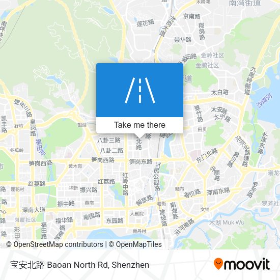 宝安北路 Baoan North Rd map