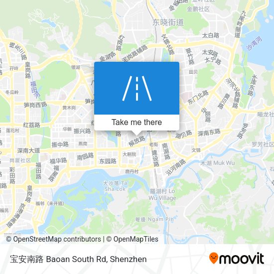 宝安南路 Baoan South Rd map